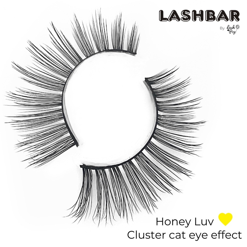 Single-Pack Honey Luv 3D Fauxmink Lashbar False Eyelashes