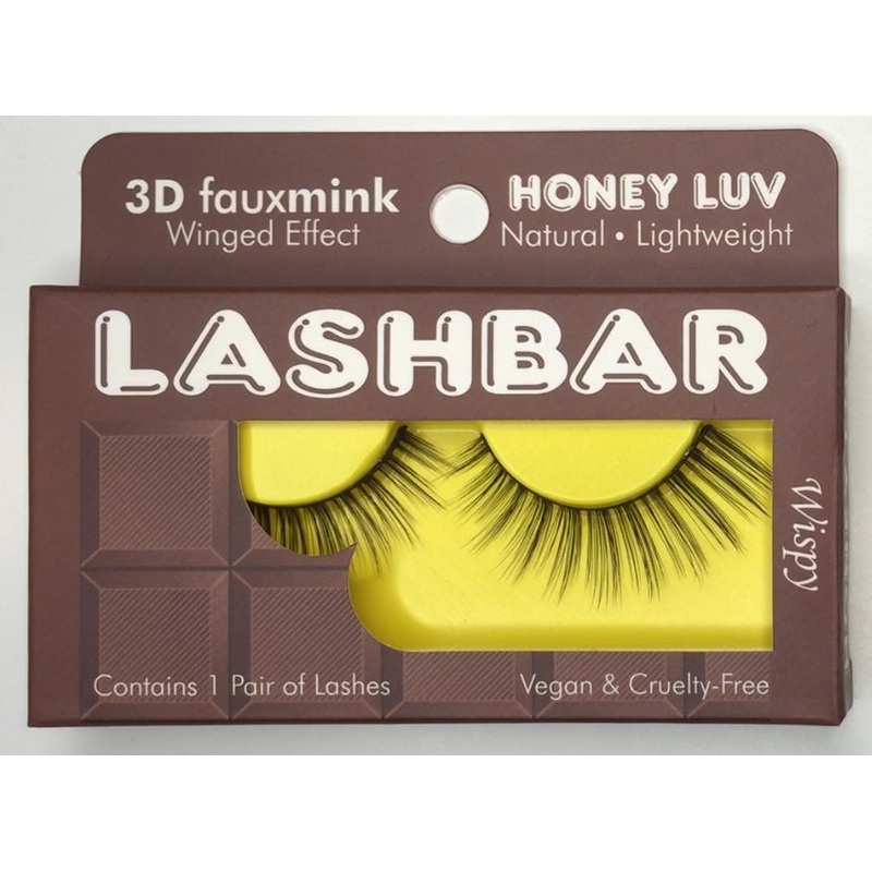 Single-Pack Honey Luv 3D Fauxmink Lashbar False Eyelashes(Case of 24)