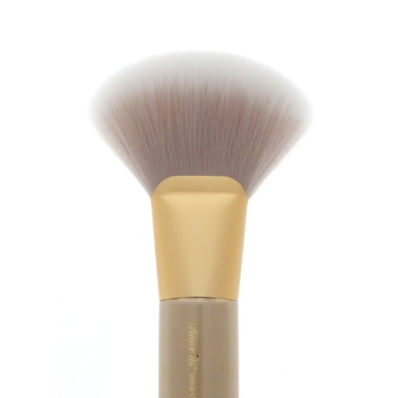 Fluffy Fan 301 – Gold Crush Makeup Brush