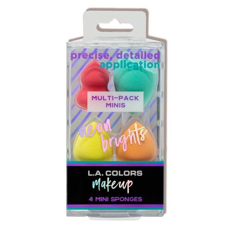 4 Pc Mini Blending Neon Brights Sponge