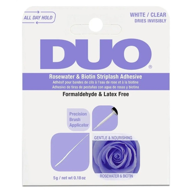 Clear Brush Rosewater & Biotin Striplash Lash Glue 5 g.