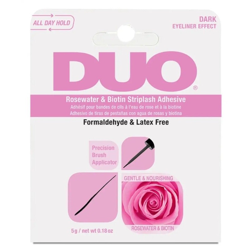 Dark Brush Rosewater & Biotin Striplash Lash Glue 5 g.