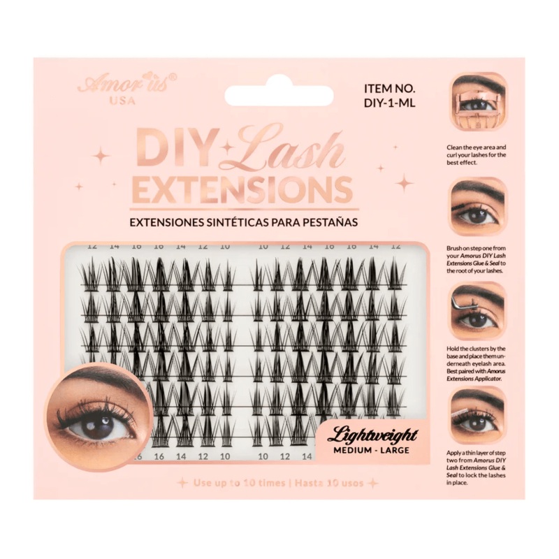 1-Diy Lash Extensions (Medium-Large)