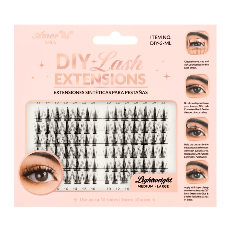 3-Diy Lash Extensions (Medium-Large)