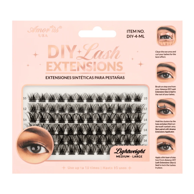 4-Diy Lash Extensions (Medium-Large)