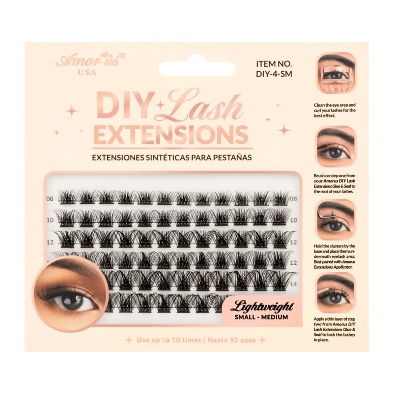 4-Diy Lash Extensions (Small-Medium)