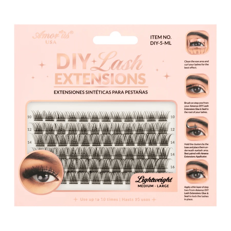 5-Diy Lash Extensions (Medium-Large)