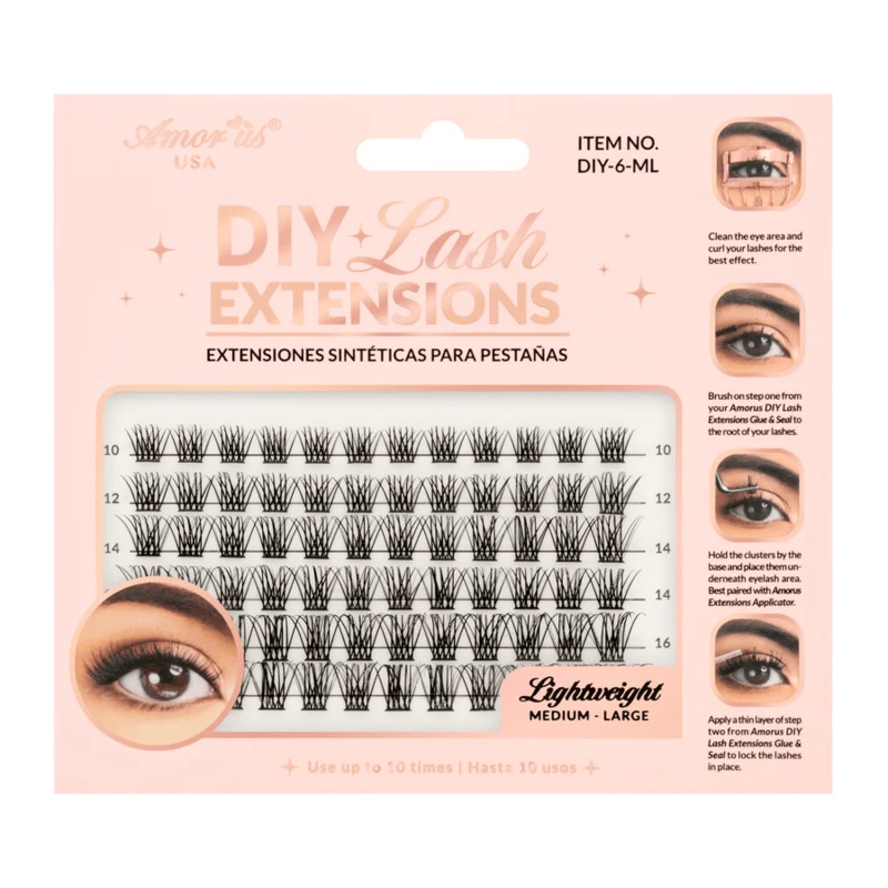 6-Diy Lash Extensions (Medium-Large)