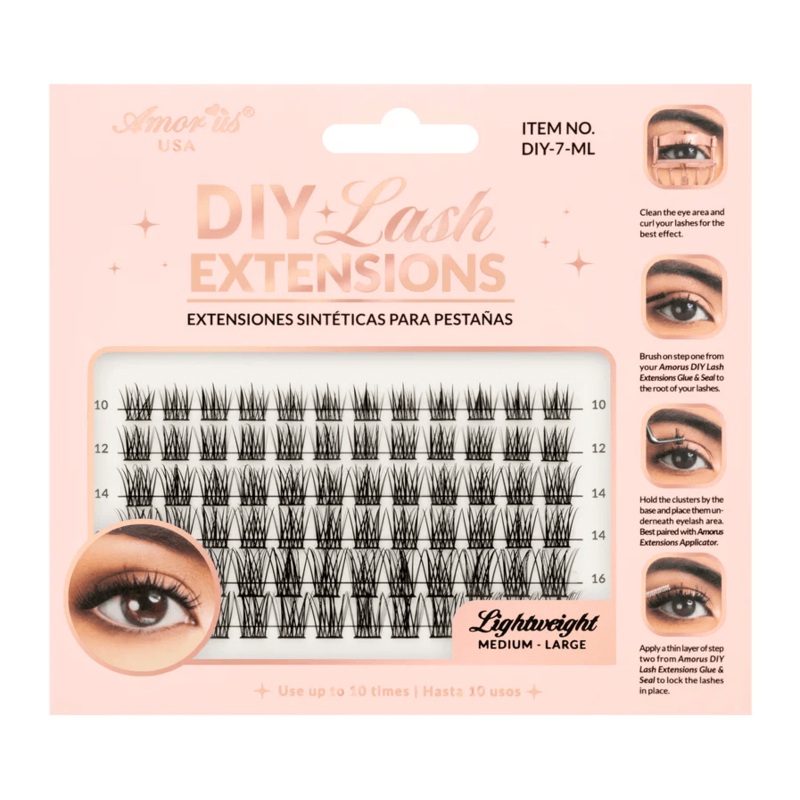 7-Diy Lash Extensions (Medium-Large)