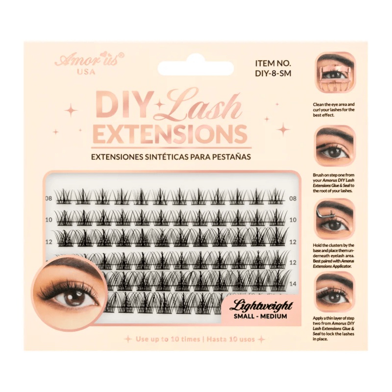 8-Diy Lash Extensions (Small-Medium)