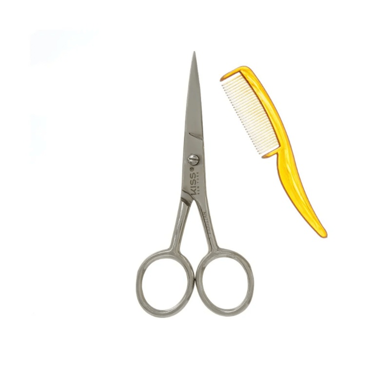 Mustache Scissors & Comb Set AD885633185790