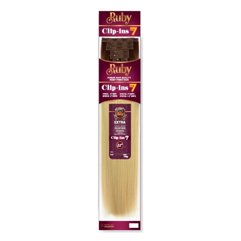 Ruby Silky Straight Clip- In Extensions 22