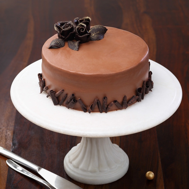 Belgian Couverture Chocolate Cake