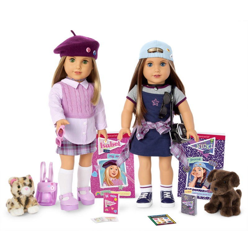 90s Twins Isabel & Nicki Gift Set (Historical Characters)