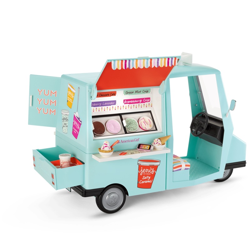 American Girl x Jeni’s Full of Flavor Ice Cream Truck for 18-inch Dolls