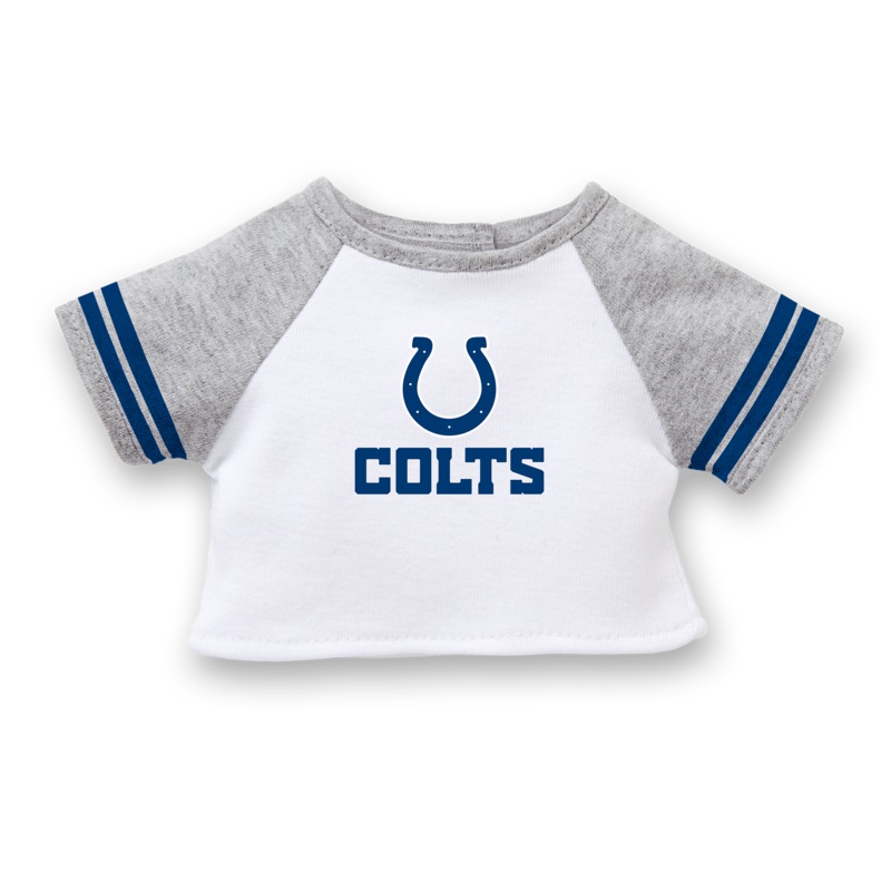 American Girl x NFL Indianapolis Colts Fan Tee for 18-inch Dolls