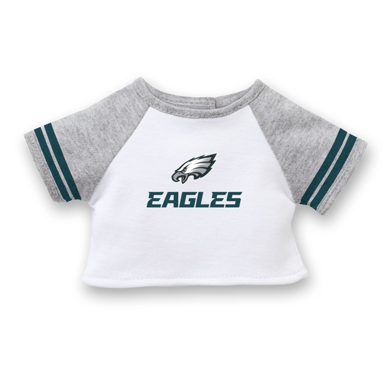American Girl x NFL Philadelphia Eagles Fan Tee for 18-inch Dolls