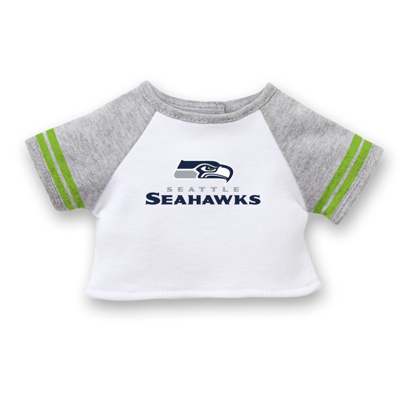 American Girl x NFL Seattle Seahawks Fan Tee for 18-inch Dolls
