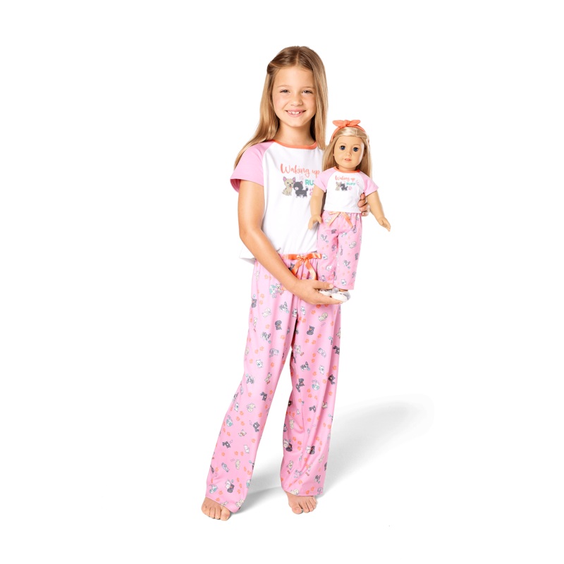 Waking Up Is Ruff PJs for Girls & 18-inch Dolls