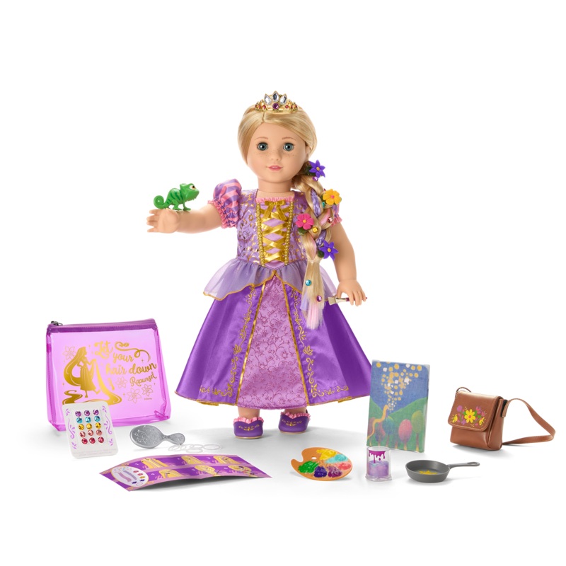 American Girl Disney Princess Rapunzel Doll Story Bundle