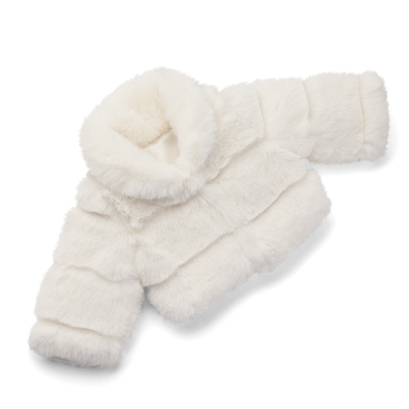 American Girl x Janie and Jack Winter-White Jacket for 18-inch Dolls