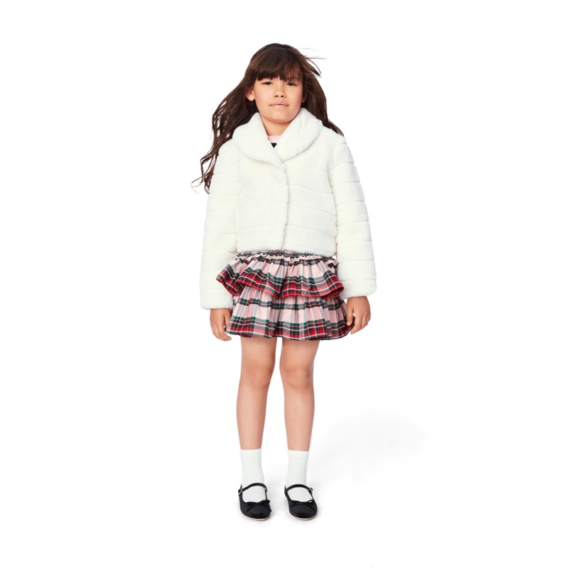 American Girl x Janie and Jack Winter-White Jacket & Skirt Outfit for Girls