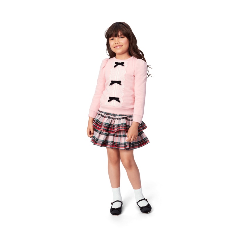 American Girl x Janie and Jack Wrapped in Bows Top & Skirt Outfit for Girls