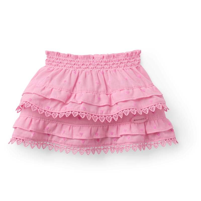 American Girl x LoveShackFancy Rosy Ruffles Billie Skirt for 18-inch Dolls