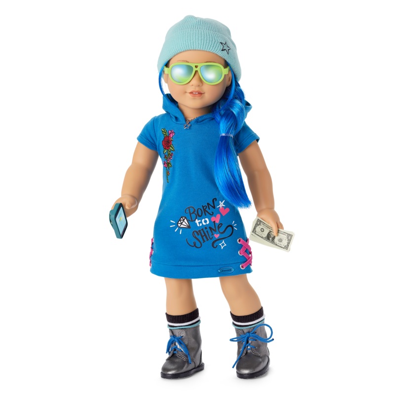 Truly Me Doll #90 in Skater Dress + Chic & Stylish Accessories
