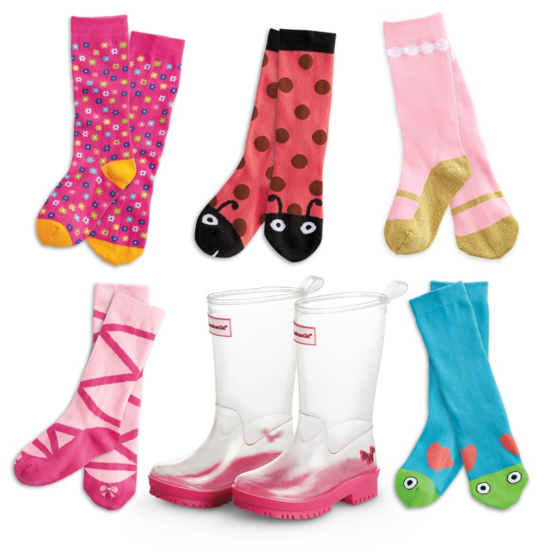 WellieWishers Wellies & Socks Set for Girls