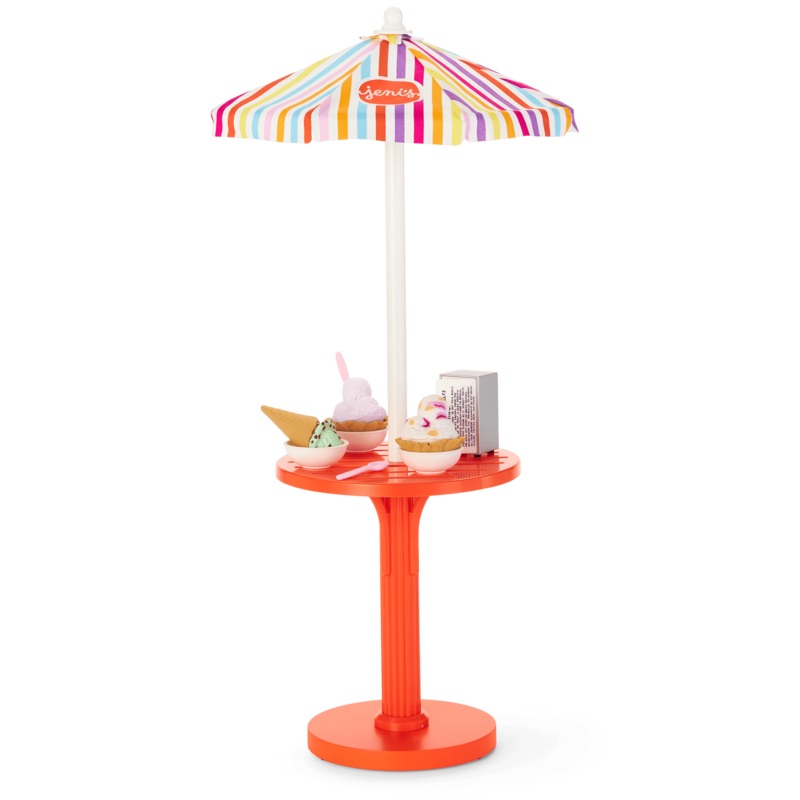 American Girl x Jeni’s Full of Flavor Table for 18-inch Dolls