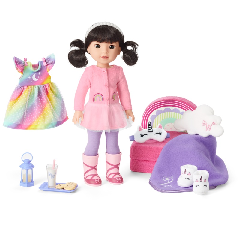 Emerson Doll & Dream in Color Set (WellieWishers)