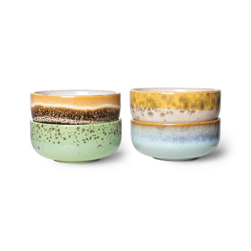 4er Set Dip Schlchen 70s Ceramics Castor – HK Living