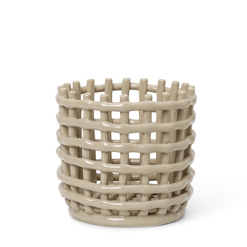 Ceramic Basket small – ferm LIVING