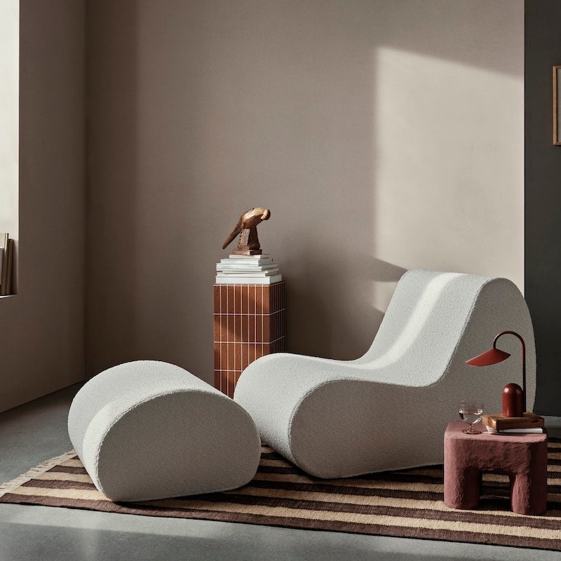Outdoor Set Rouli Sessel und Pouf – fermLIVING