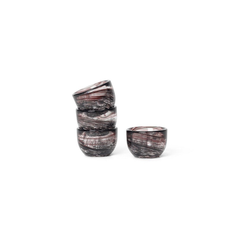 4er Set Eierbecher Tinta Deep Brown – ferm LIVING