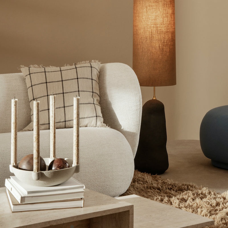 Adventschale Bowl Kerzenhalter grey – ferm LIVING