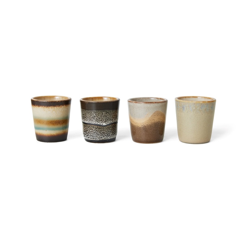 4er Set Eierbecher Granite 70s Ceramics – HK Living