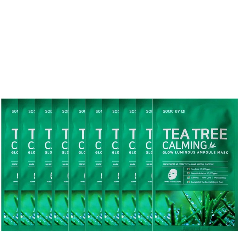 Tea Tree Calming Glow Luminous Ampoule Mask Bundle (10pcs)