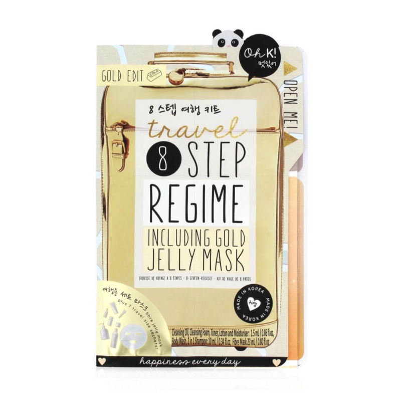 Oh K!  8 Step Regime Jelly Travel Size Face Mask Set 118ml
