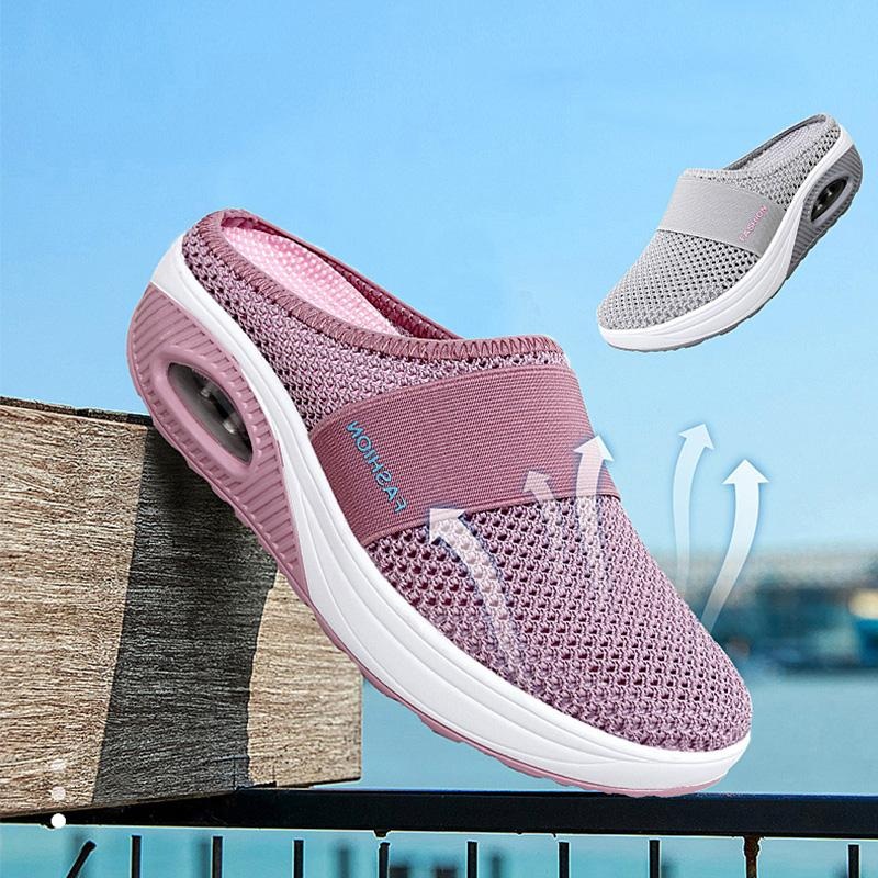 Women’s Mesh Slingback Flat Sandals