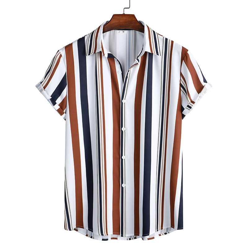 Colored Striped Print Shirt