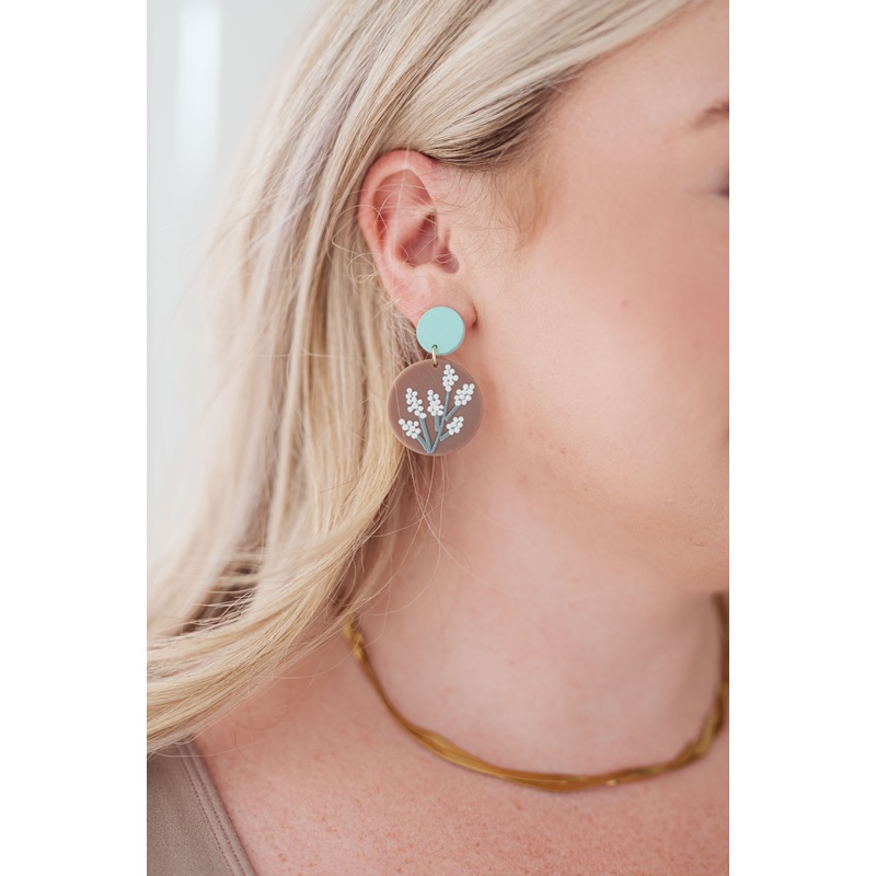 Babies Breath  Earrings