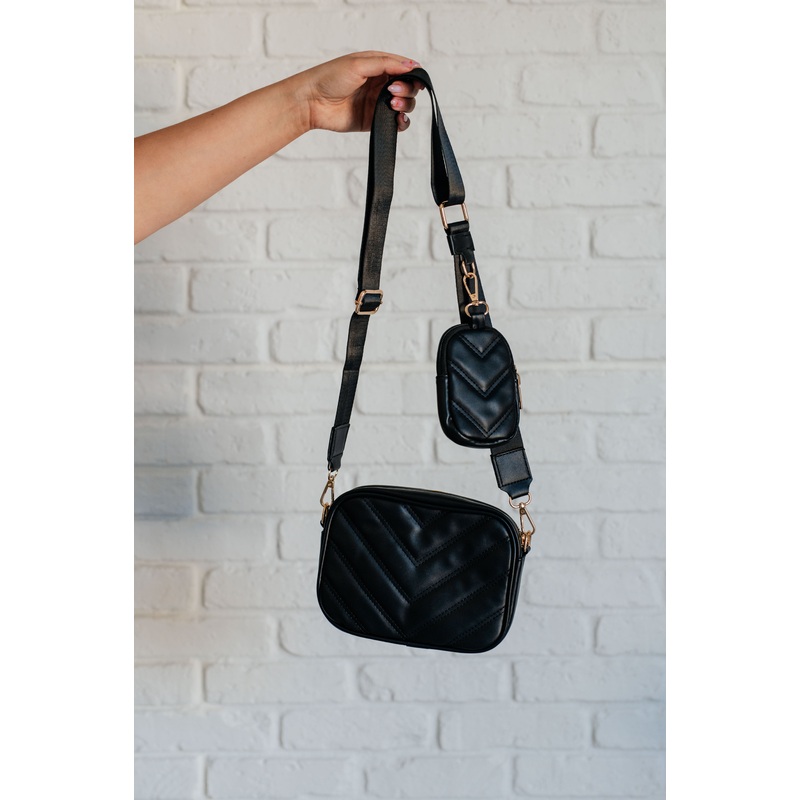 Under Your Spell Crossbody in Black
