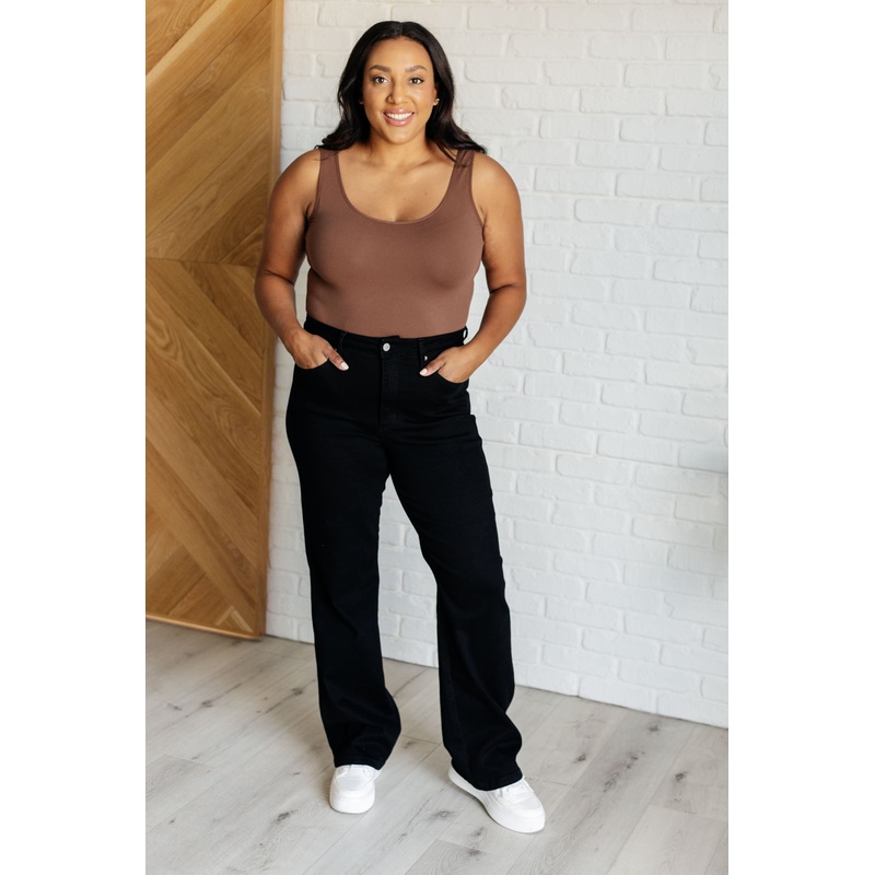 Angelica High Rise Control Top Classic Straight Jeans