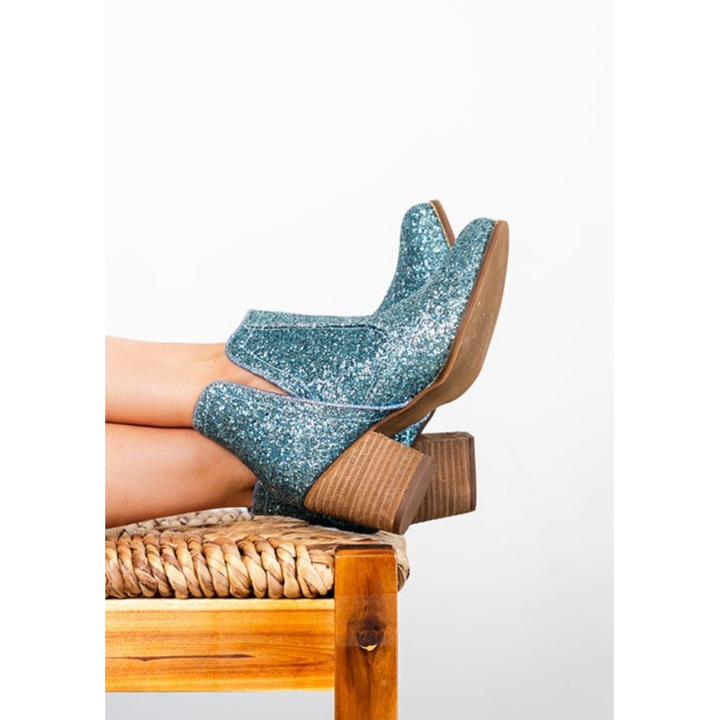 Fiera Booties in Blue