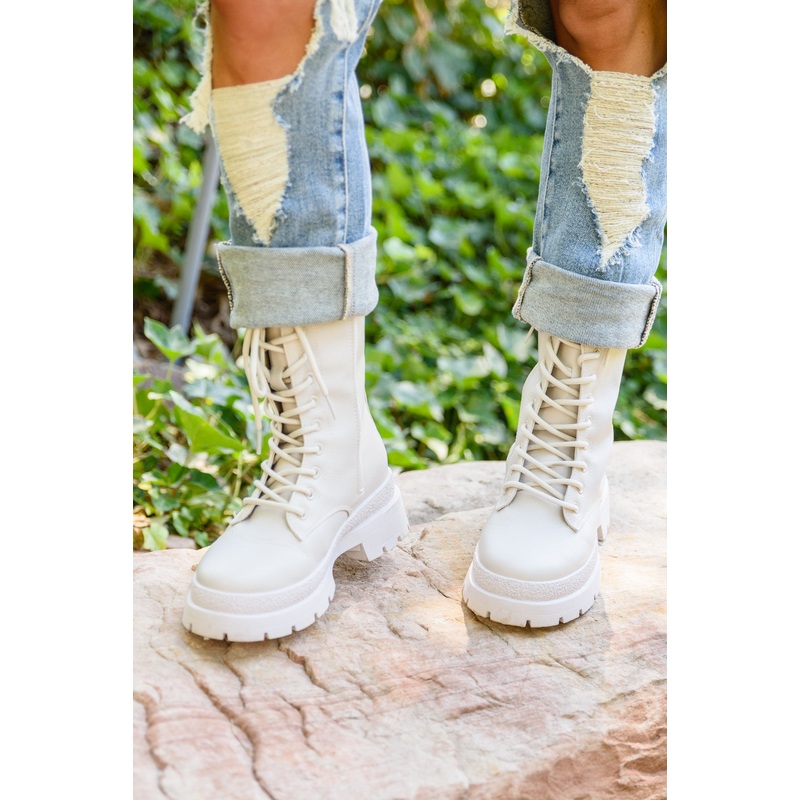 Autumn Feels Combat Boots