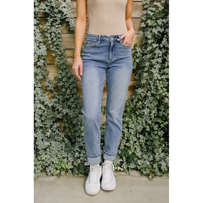 Better Days Vintage Wash Boyfriend Jeans