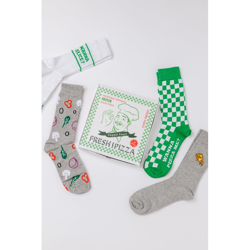 Veggie Pizza Sock Set