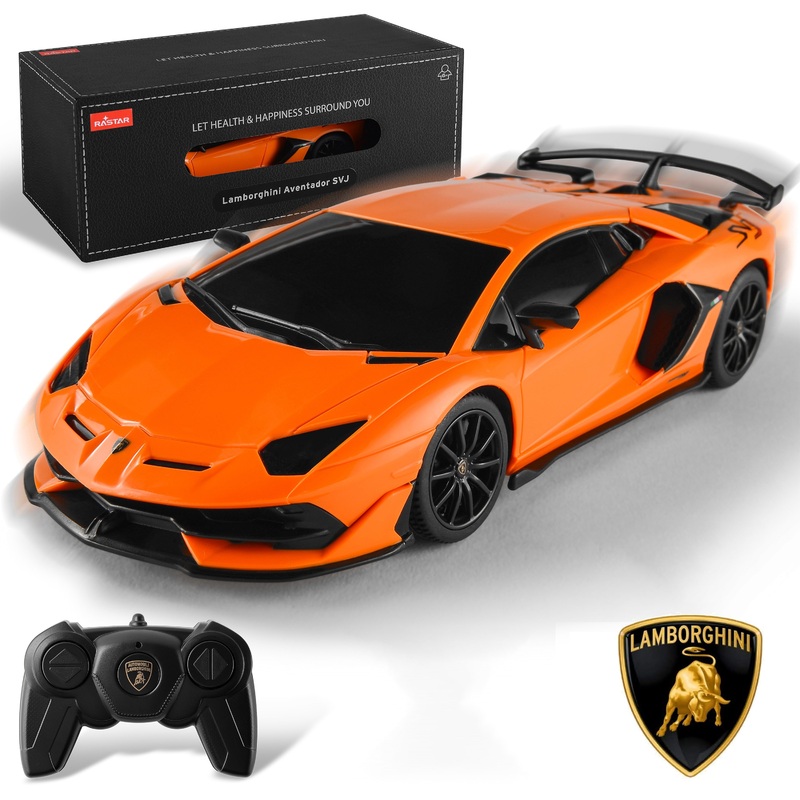 Lamborghini Aventador SVJ, carro de controle remoto 2.4GHz BEZGAR X RASTAR RC